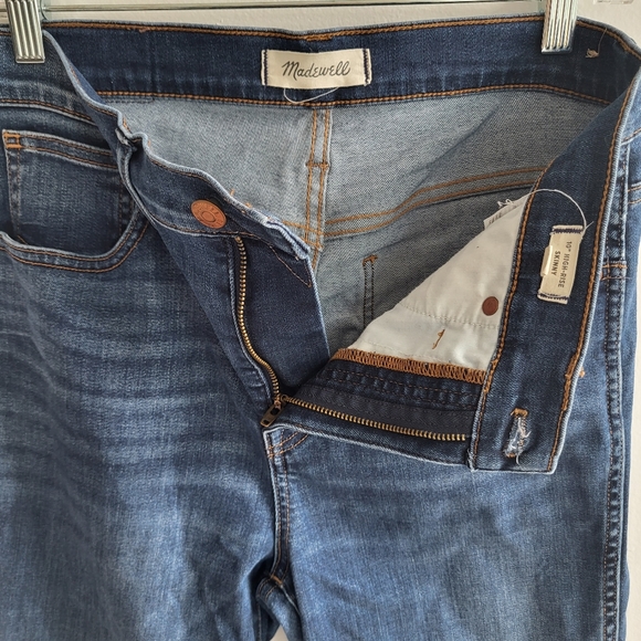 Madewell Skinny 10" High Rise Skinny Ladies Jeans Button Zipper Size 29 - Picture 5 of 10